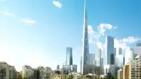 Rekor gedung tertinggi di dunia yang dipegang Burj Khalifa akan segera terpecahkan. Ini gedung pesaingnya