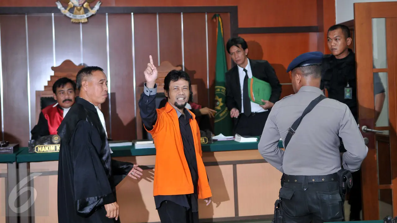 20160209-Sejumlah Simpatisan ISIS Jalani Vonis di PN Jakarta Barat