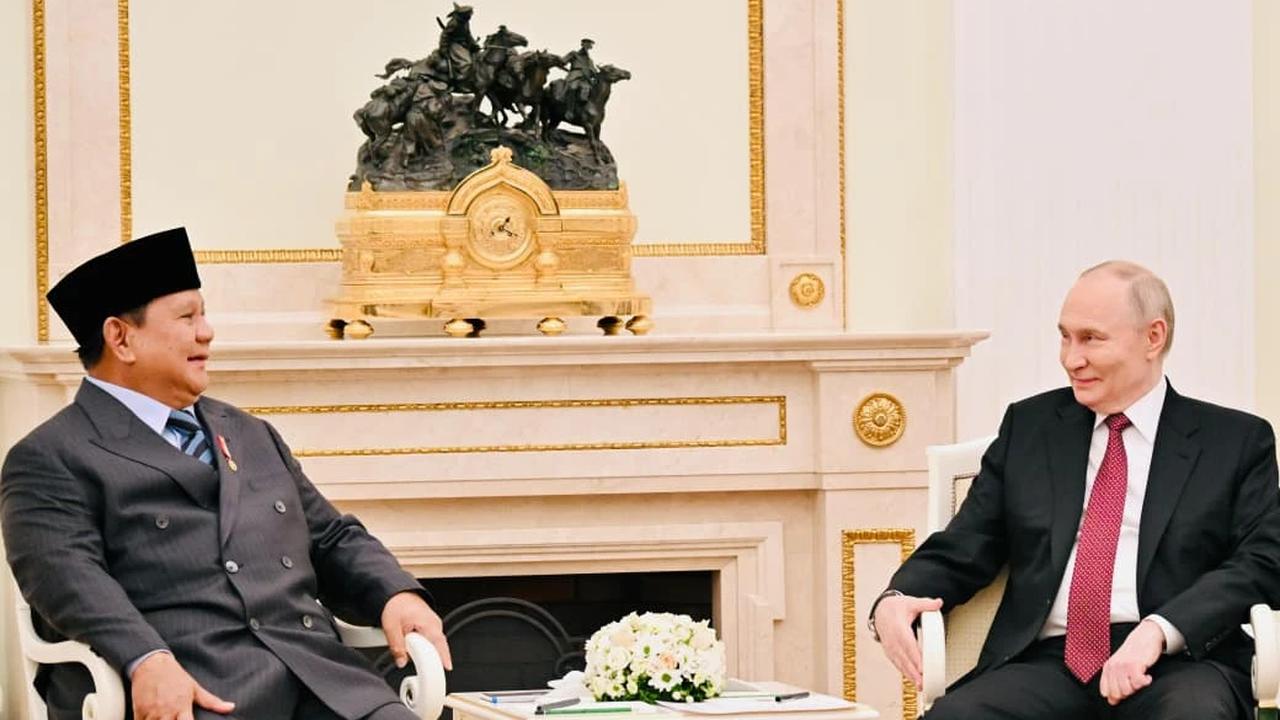 Prabowo melakukan pertemuan bilateral dengan Presiden Putin di Istana Kremlin, Moskow, Rabu (10/12/2025).