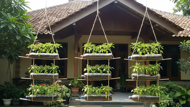 7 Model Rak Cabai Gantung dari Barang Bekas, Kreatif dan Hemat