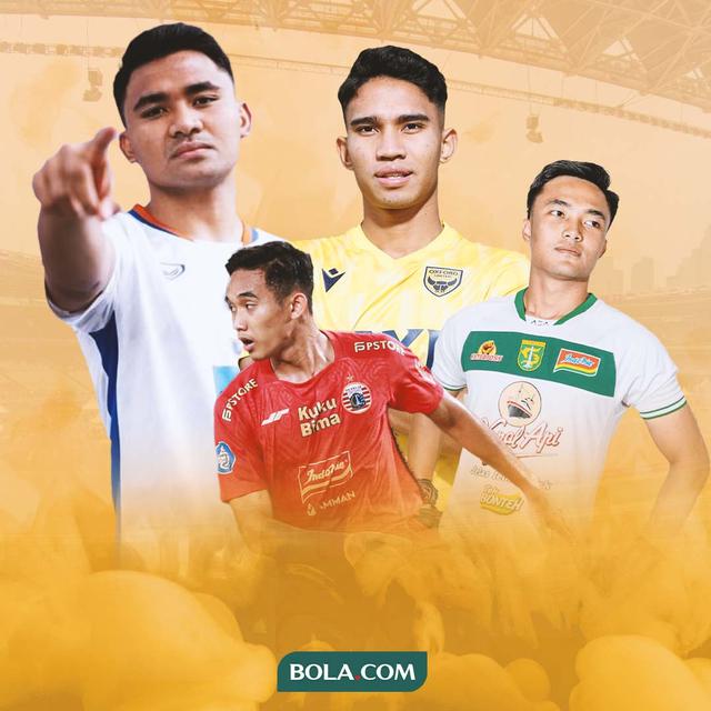 Ilustrasi - Ernando Ari, Rizky Ridho, Asnawi Mangkualam, Marselino Ferdinan