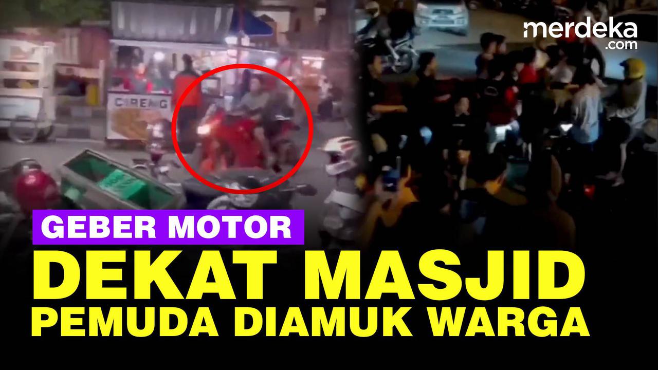 VIDEO: Pemuda di Wonogiri Diamuk Warga Usai Geber-Geber Motor Dekat Masjid