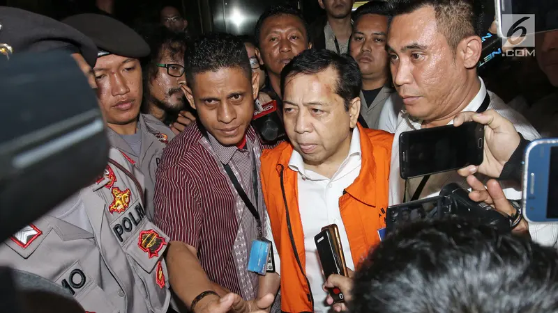 Setya Novanto ke Rutan KPK