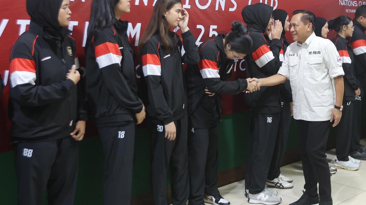 FOTO: Timnas Voli Putri Indonesia Ditargetkan Masuk Empat besar di AVC Nations Cup