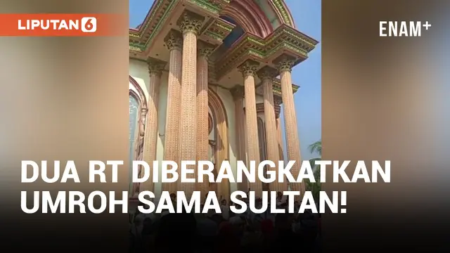 Sultan Bojong Koneng Berangkatkan Umroh Dua RT