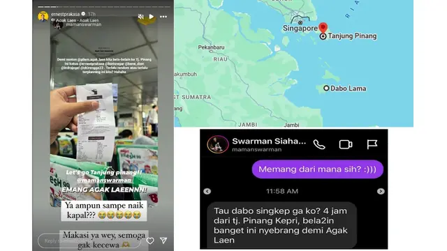 Penonton Tempuh Perjalanan 4 Jam dengan Kapal Feri