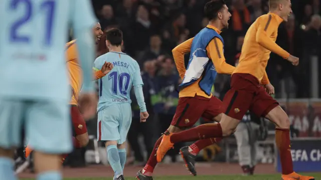 Liga Champions, Barcelona, AS Roma