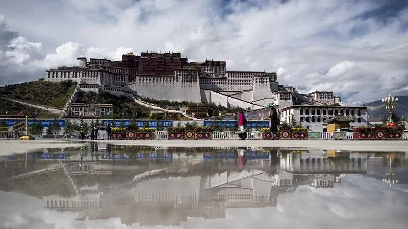 Ilustrasi Tibet (AFP/Johannes Eisele)