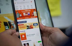 Microsite Sumatra Bangkit di platform e-commerce. (Dok. Satgas PRR/Kementerian UKM)