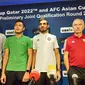 Konferensi pers UEA Vs Timnas Indonesia di Dubai, Rabu (9/10/2019). (PSSI)