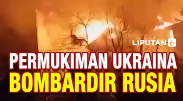 Kota Zhytomyr di sebelah barat ibu kota Kyiv jadi target serangan militer Rusia. Api berkobar besar usai bom serangan udara Rusia meledak di wilayah permukiman.