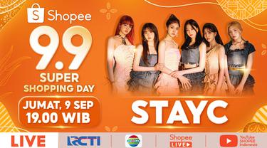 STAYC & 5 Pasangan Viral Indonesia Siap Hebohkan Panggung Shopee 9.9 Super Shopping Day TV Show