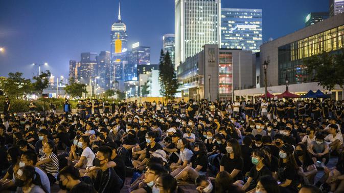 FOTO: Mahasiswa Hong Kong Boikot Perkuliahan Selama 2 Minggu