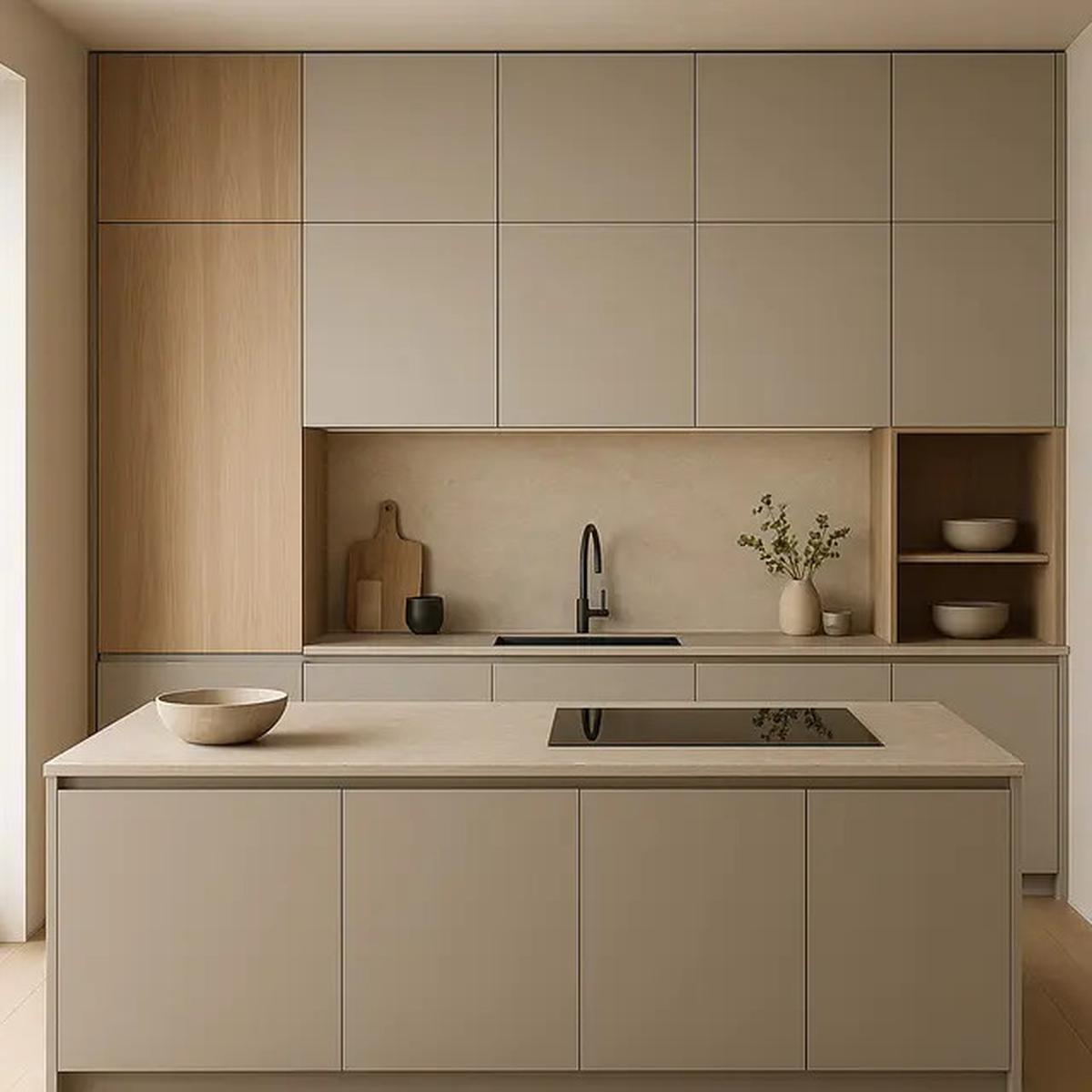 7 Tren Desain Dapur 2025, Perpaduan Modern dan Sentuhan Alami