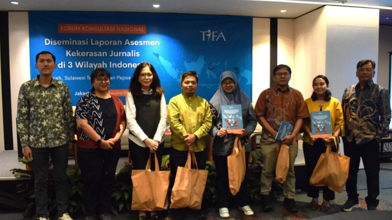 Yayasan TIFA melalui program Jurnalisme Aman meluncurkan sebuah laporan yang merekam pengalaman jurnalis di tiga wilayah dengan tingkat kekerasan tinggi terhadap pers.