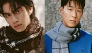 Dari car coat hingga quilted jacket, simak padu padan outerwear Burberry ala Bright Vachirawit dan Son Heung-min saat menjelajahi Los Angeles. (dok. Burberry)