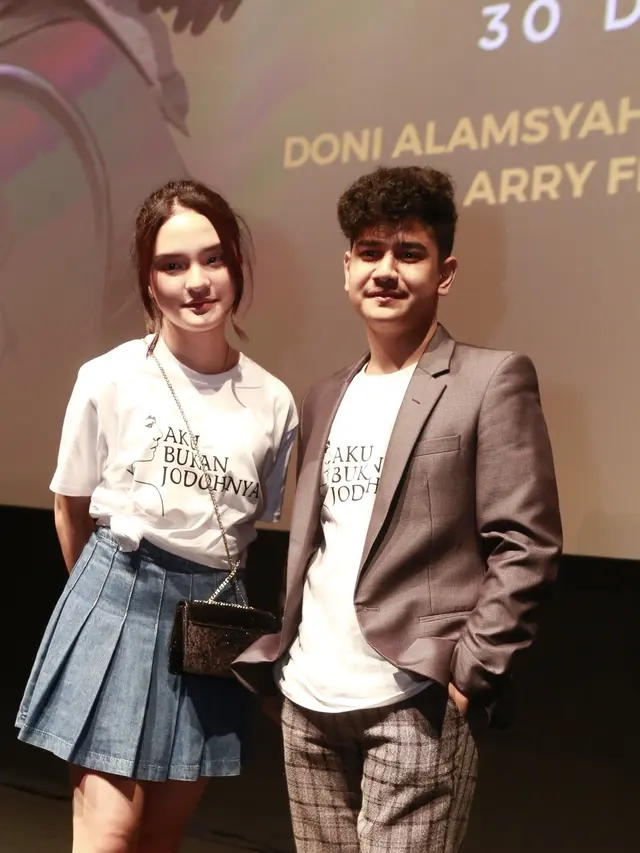 Syakir Daulay dan Ica Maysha pemeran film  Aku Bukan Jodohnya