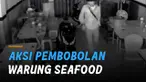 Pelaku berhasil mengondol sebuah sepeda motor milik karyawan dan laptop.