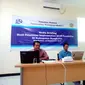 peneliti ICW Wana Alamsyah dan Ketua Tim FH UTM, Fauzi/ musthofa aldo