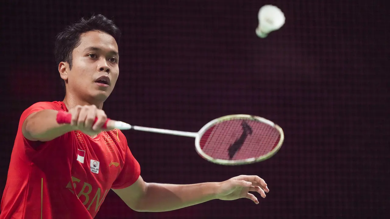 Foto: Tamparan Keras Jelang All England, Dua Unggulan Tunggal Putra Anthony Ginting dan Jonatan Christie Rontok di 16 Besar German Open 2022