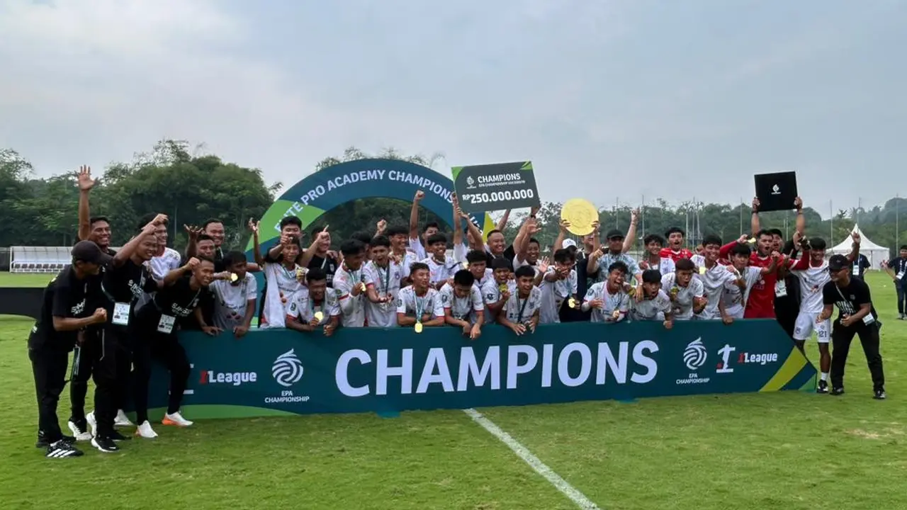 Sumsel United U-19 berhasil keluar sebagai juara Elite Pro Academy Championship (EPA) U-19 2025/2026.