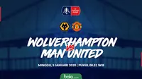 Piala FA: Wolverhampton vs Manchester United. (Bola.com/Dody Iryawan)