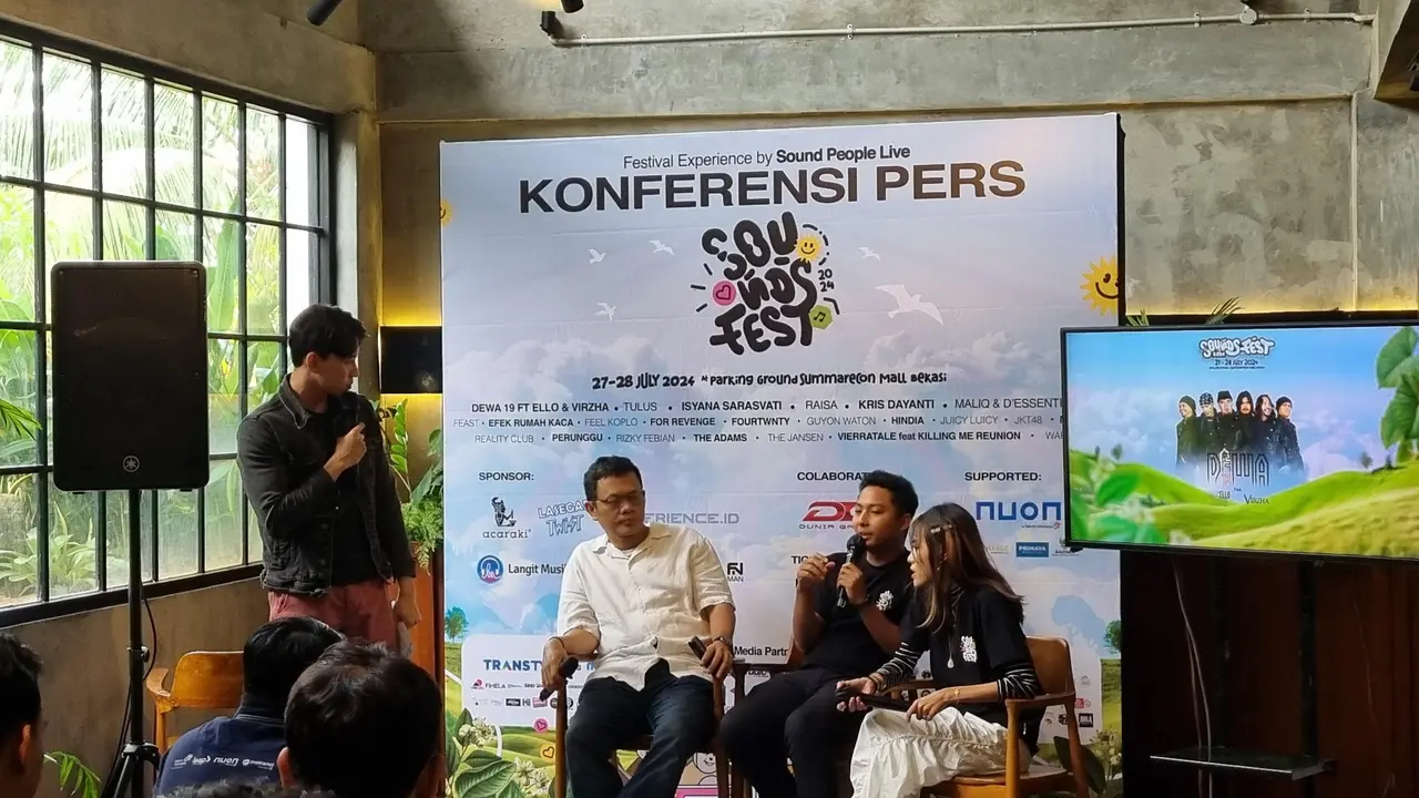 Konferensi Pers Soundsfest 2024 (Dok. Liputan6.com / Azka Rizqon)