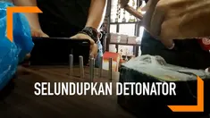 Sepasang pasutri di Parepare diringkus polisi setelah menyelundupkan detonator atau alat pemicu bom.