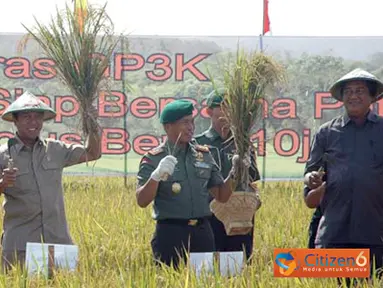 Citizen6, Cianjur: GP3K Intensifikasi ini bertujuan membantu pemerintah meningkatkan produksi padi dan kesejahteraan masyarakat, khususnya para Petani. (Pengirim: Pendam3)