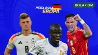 Jelang Final Spanyol Vs Inggris, Inilah 3 Gelandang Terbaik Piala Eropa 2024 Versi Bola.com