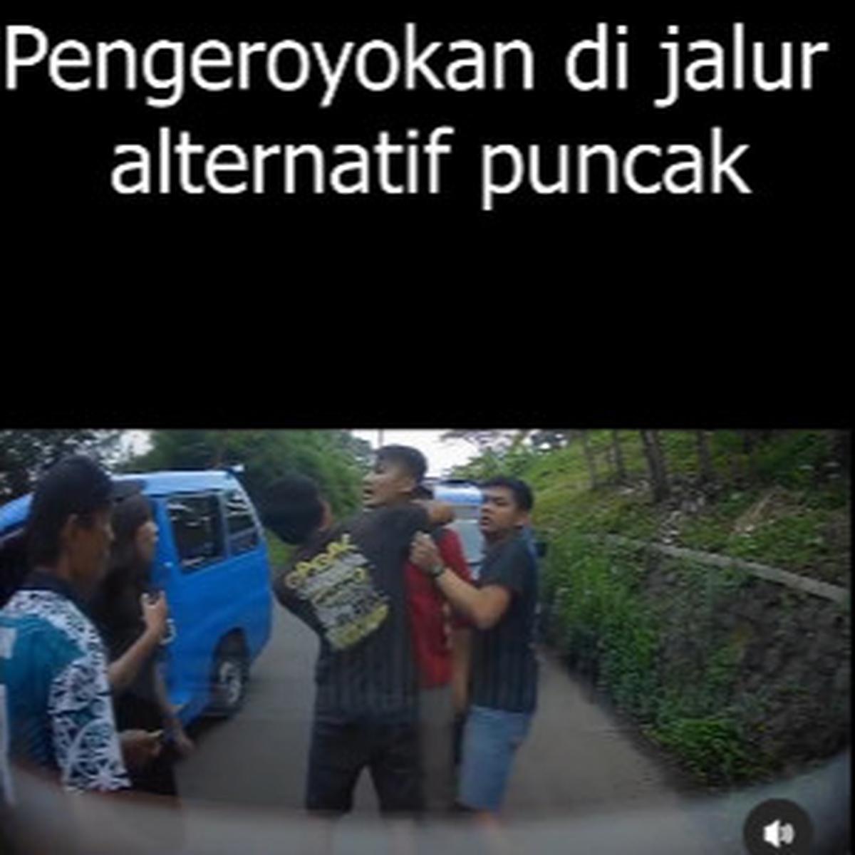 Duduk Perkara Pemobil Dikeroyok di Jalan Alternatif Puncak