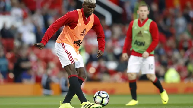 Gelandang Manchester United Paul Pogba