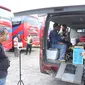 Layanan Cek Kesehatan Sopir Bus Rombongan Peserta Muktamar Muhammadiyah