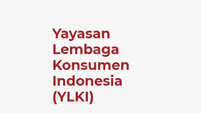 Yayasan Lembaga Konsumen Indonesia.