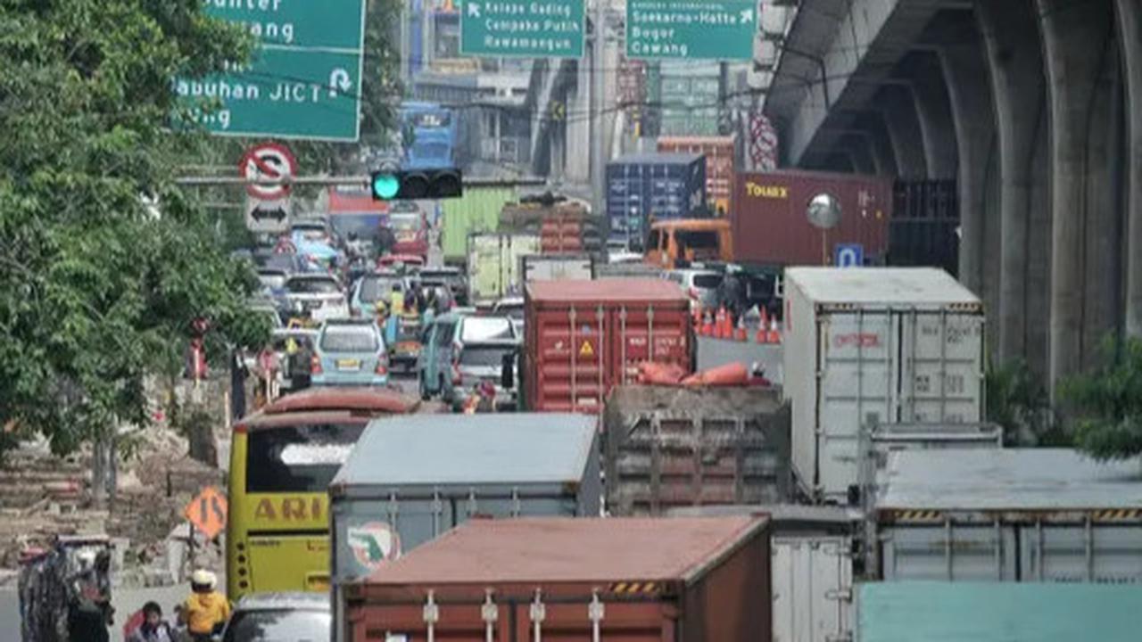 Polisi Rekayasa Lalu Lintas Tol Wiyoto Wiyono Imbas Macet Parah di Pelabuhan Tanjung Priok