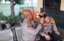 Lucu & Harmonisnya Kapolres-Wakapolres Serang Jadi Sorotan, Jalan Pegangan Tangan Sampai Bercanda Cari-carian Kutu