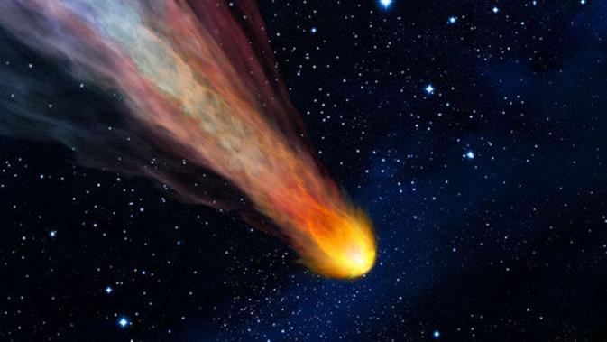 Ilustrasi hujan meteor Perseid. NASA Peringatkan Manusia Untuk Tidak Main-main Hadapi Meteor (Wikipedia)