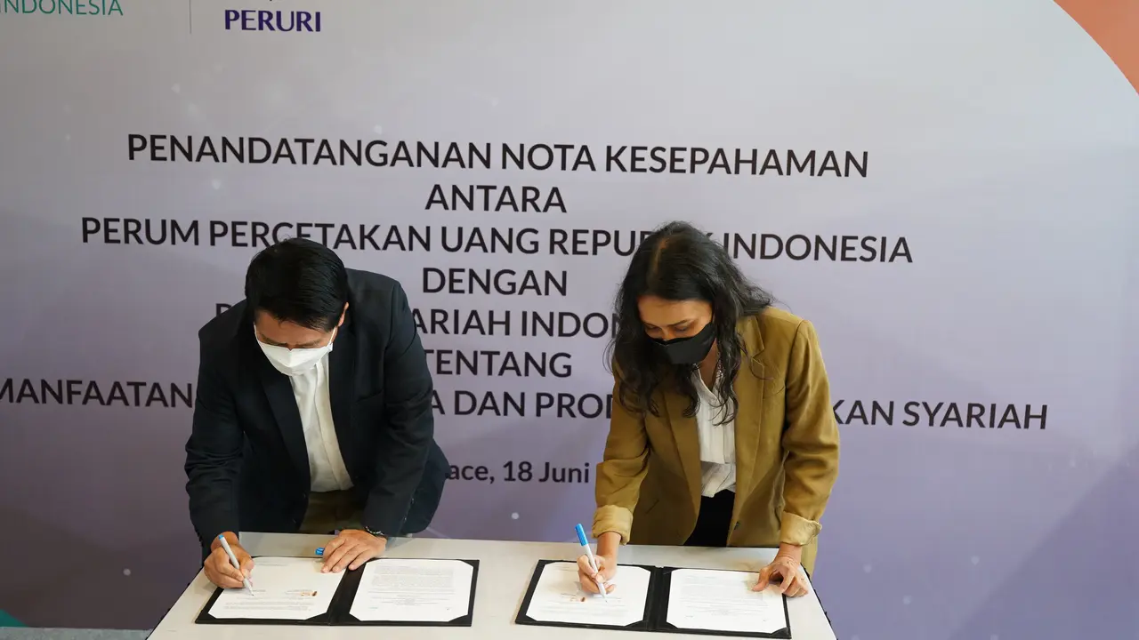 Peruri Teken Nota Kesepahaman Bersama Bank Syariah Indonesia