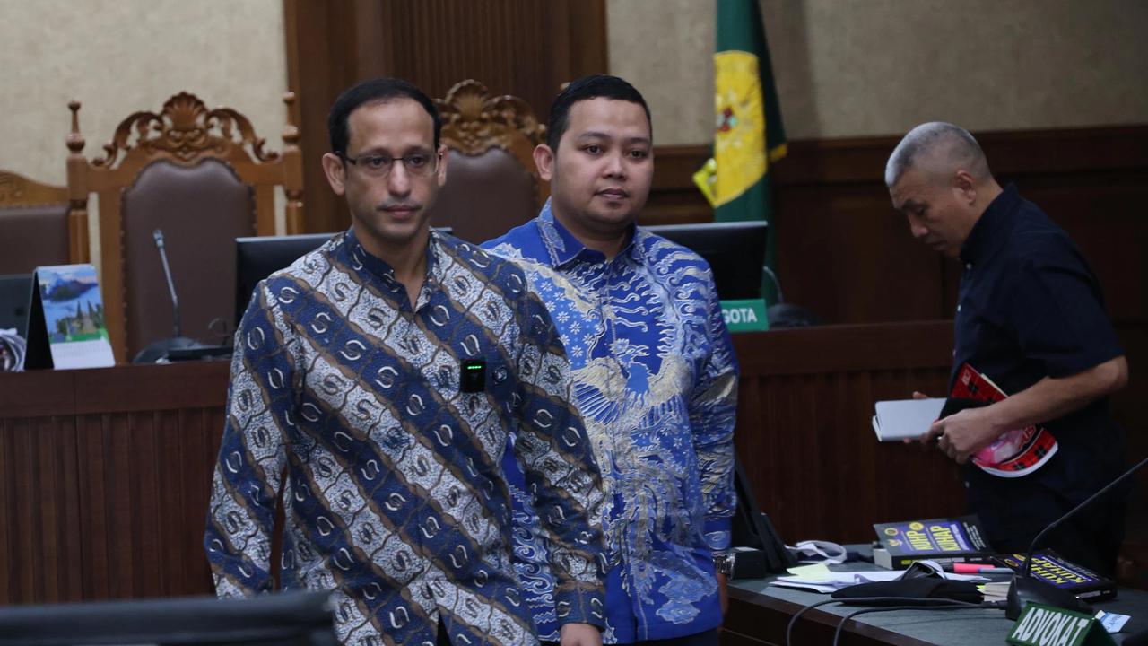 FOTO: Nadiem Jelaskan Tim Bayangan Kemendikbudristek di Sidang Chromebook