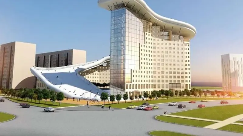 Apartemen di Kazakhstan Ini Memiliki Arena Ski 