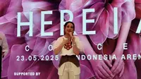 Rossa pada saat Press Conference Konser "Here I Am" di Lippo Mall Nusantara, Jakarta, Rabu (5/3/25). (Foto: Liputan6.com/Rahmadina Sundari)
