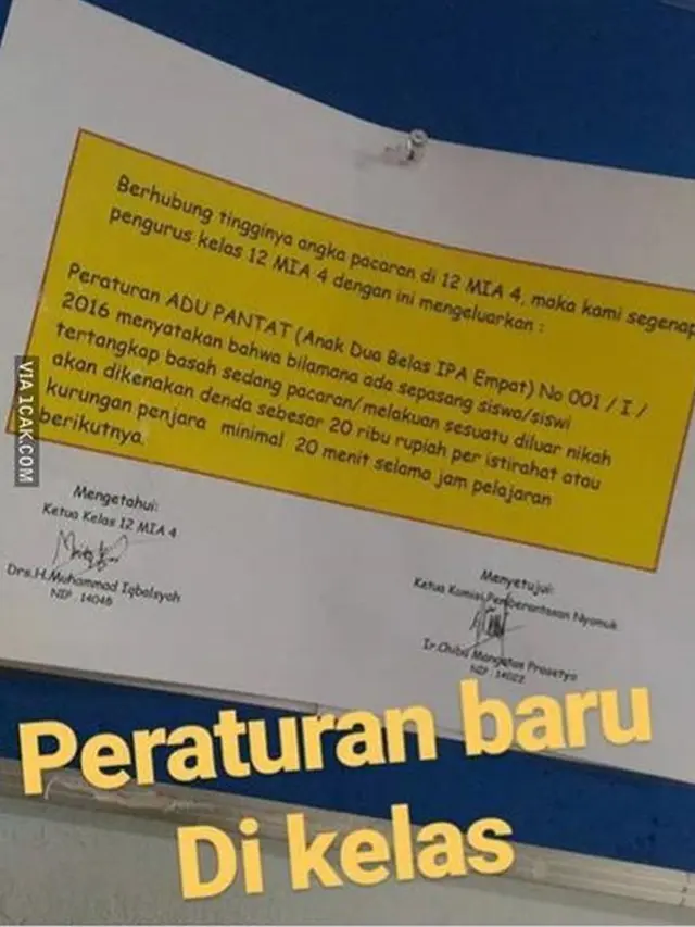 6 Tarif Denda Dilarang Pacaran Ini Bikin Geleng Kepala