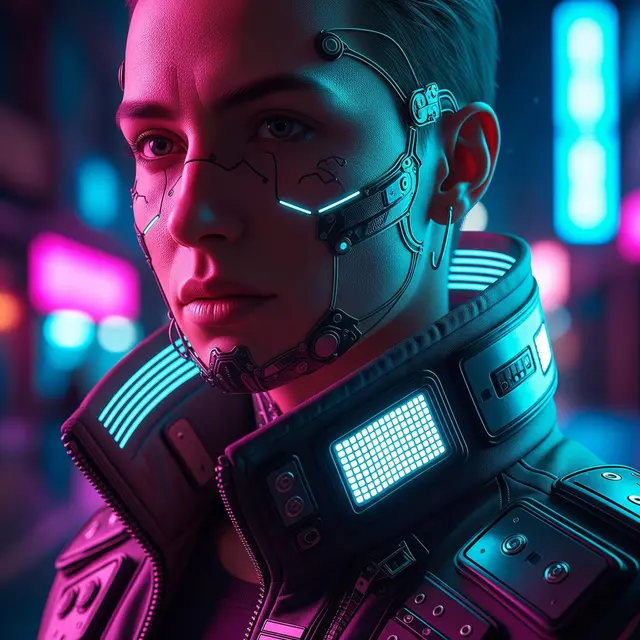 Prompt AI Edit Foto dengan Gaya Cyberpunk Neon 2025