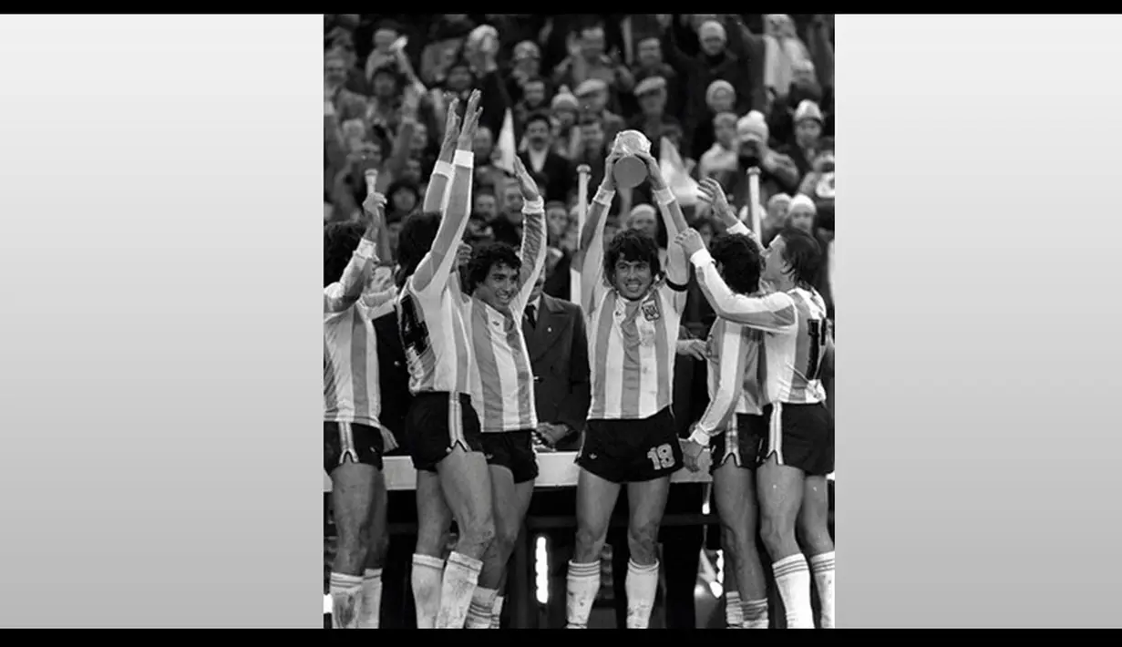 Kegembiraan Argentina saat menjadi juara Piala Dunia FIFA 1978 di Argentina (fifa.com)