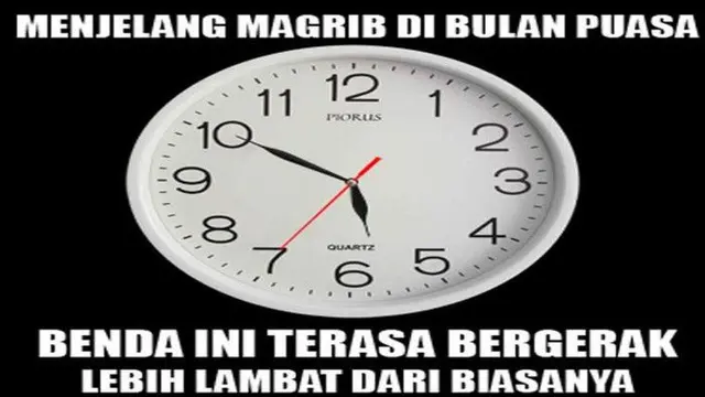 8 Meme Kocak Nunggu Buka Puasa, Bikin Meringis