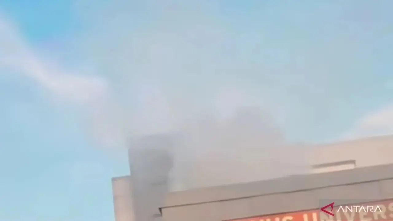 Kebakaran di kampus Binus