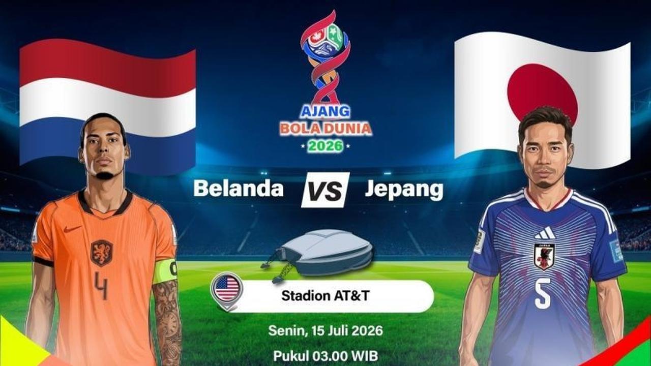 Belanda vs Jepang Piala Dunia 2026: Duel Sengit Pembuka Grup F di Dallas Stadium