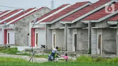 Deretan perumahan siap duhuni di kawasan Bogor, Jawa Barat. Harga rumah secara nasional terus menunjukkan peningkatan mencapai 5,24% secara tahunan (year-on-year/yoy) per Maret 2021 sejalan dengan peningkatan permintaan hunian di masa pandemi. (Liputan6.com/Pool)