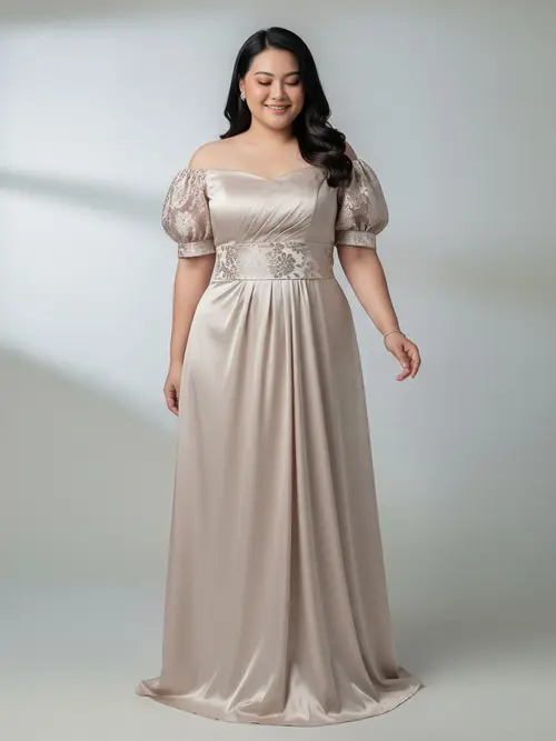 model dress bridesmaid brokat 8 Model Baju Bridesmaid Satin Brokat yang Stylish, Cocok untuk Segala  Bentuk Tubuh