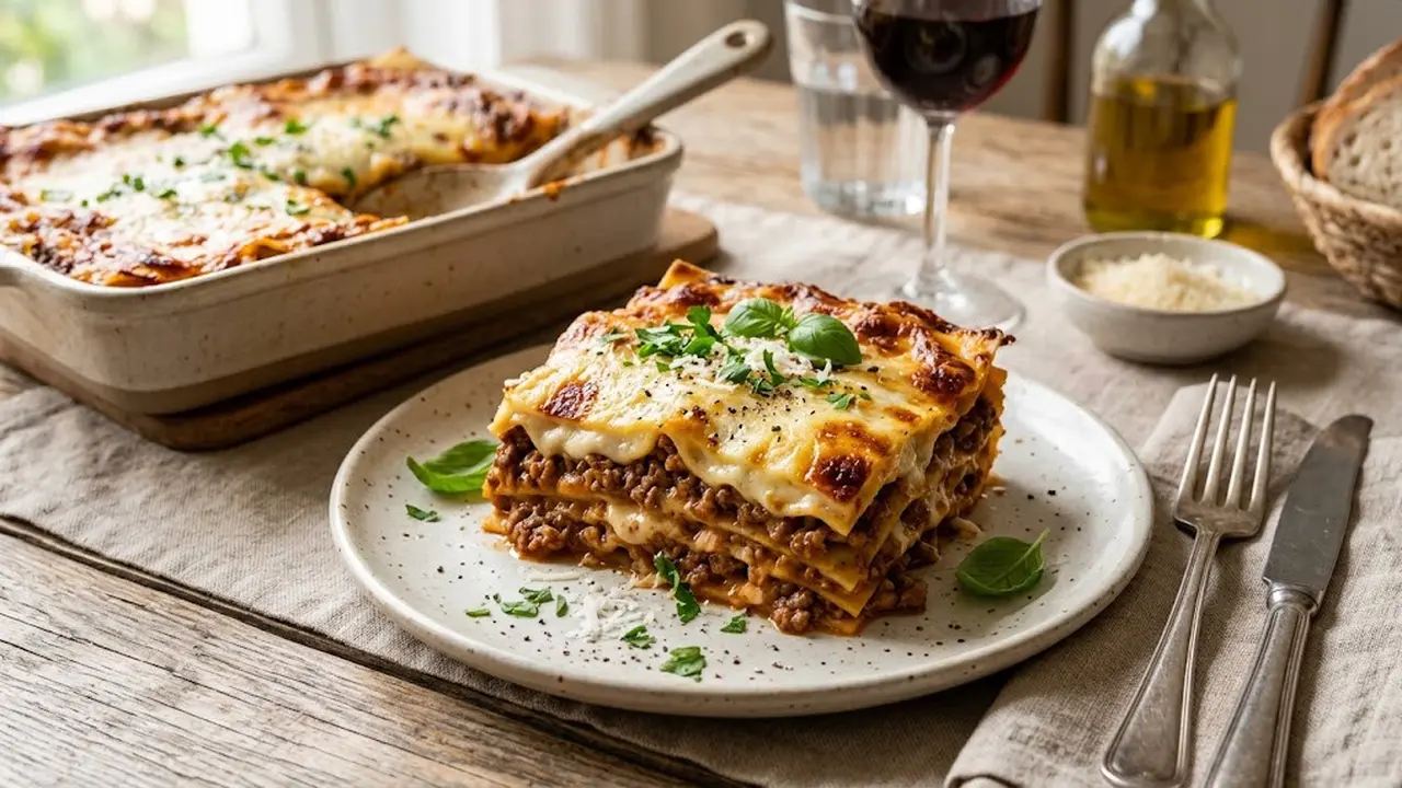 Resep Lasagna Creamy Beef